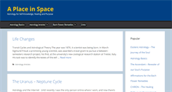 Desktop Screenshot of aplaceinspace.net
