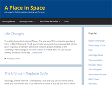 Tablet Screenshot of aplaceinspace.net